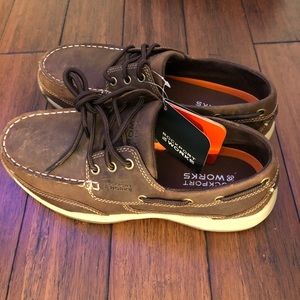 Men’s Rockport Works Steeltoe Sperries